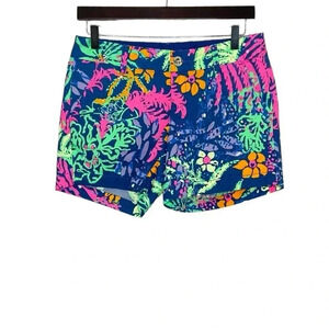 Lilly Pulitzer Callahan Shorts Size 0 Cotton 5 Inch